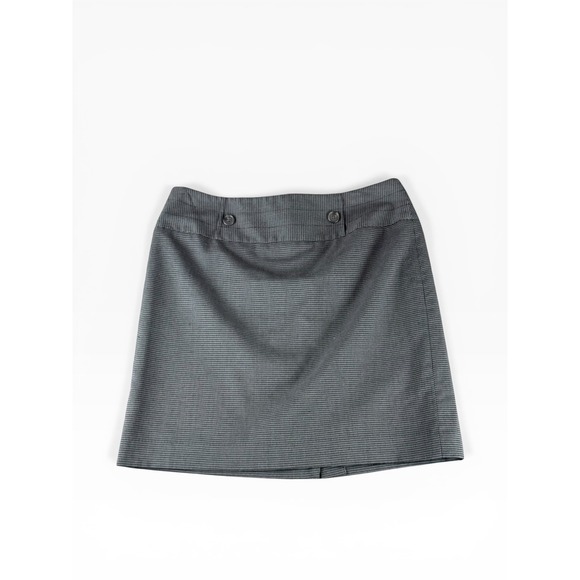 Ann Taylor Loft Dresses & Skirts - Ann Taylor Loft Women Black White Houndstooth Mini Skirt Size 10 A-Line Career